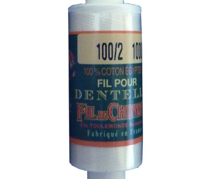 Fil coton blanc 100
