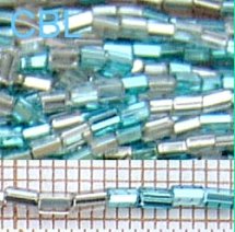 Perles tubes sur fil 05/06