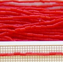 Perles tubes sur fil 20/04