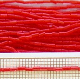 Perles tubes sur fil 20/04