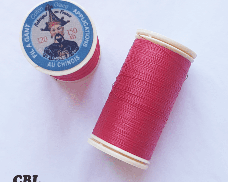 Fils coton glacé 525 "Rouge"