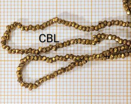 Perles facettes sur fil 10/18