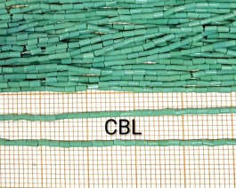 Perles tubes sur fil 50/09