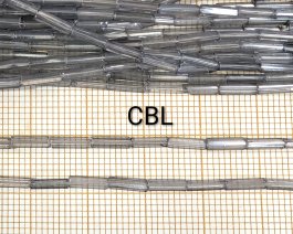 Perles tubes sur fil 80/03