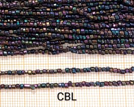 Perles facettes sur fil 26/17